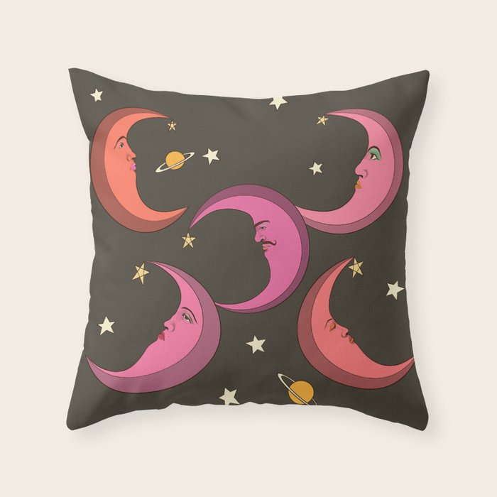 Many moons ago  Throw Pillow Gallery Image 6