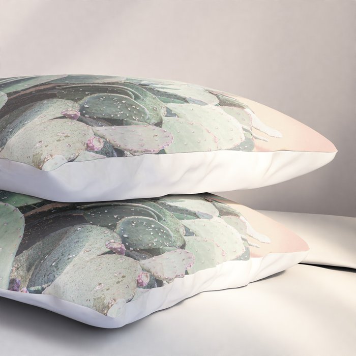 Scenes from Marfa II x Pink Cactus Art Pillow Sham Gallery Image 3