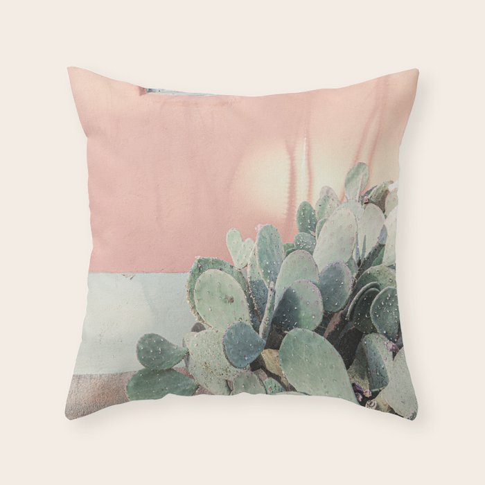 Scenes from Marfa II x Pink Cactus Art Throw Pillow Gallery Image 6