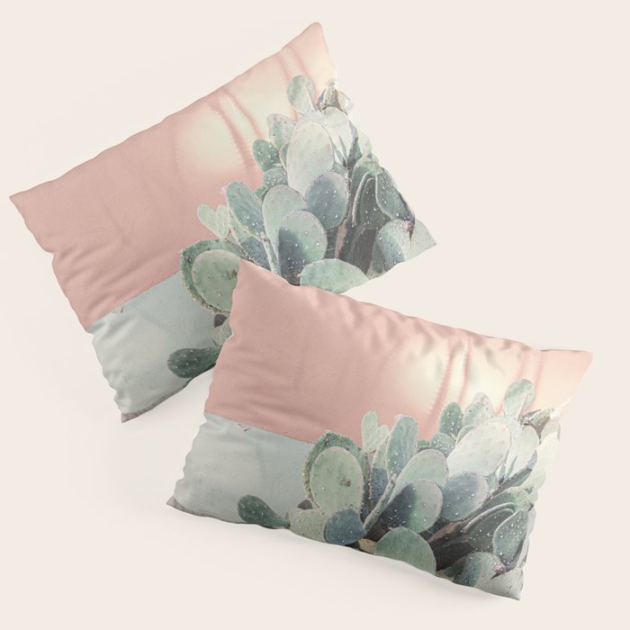 Scenes from Marfa II x Pink Cactus Art Pillow Sham Gallery Image 3