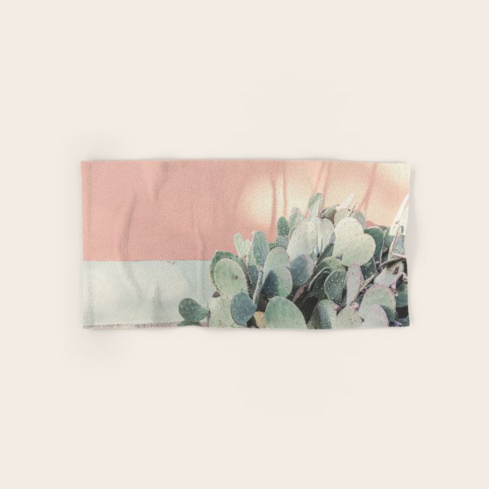 Scenes from Marfa II x Pink Cactus Art Bath Towel Gallery Image 1