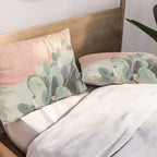 Scenes from Marfa II x Pink Cactus Art Pillow Sham Gallery Image 2