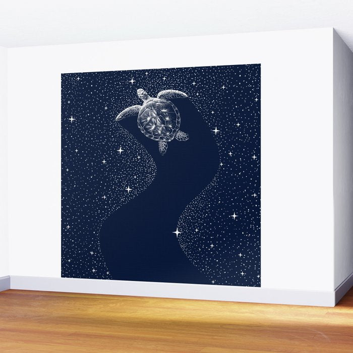 Starry Turtle Wall Mural Gallery Image 2