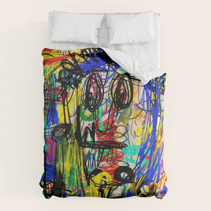 Urban Graffiti. Character 1. Duvet Cover
