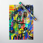 Urban Graffiti. Character 1. Wrapping Paper Gallery Image 1