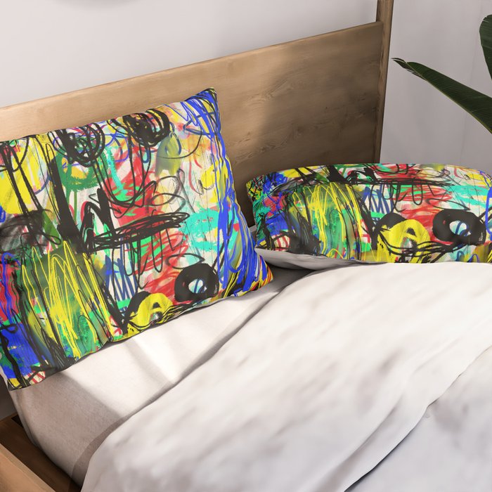 Urban Graffiti. Character 1. Pillow Sham Gallery Image 2