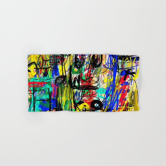 Urban Graffiti. Character 1. Bath Towel Gallery Image 1