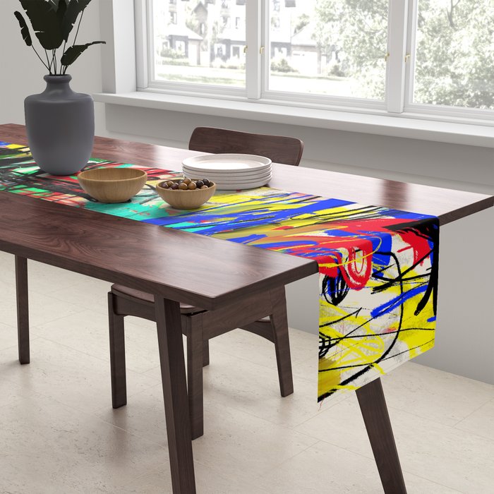 Urban Graffiti. Character 1. Table Runner Gallery Image 2