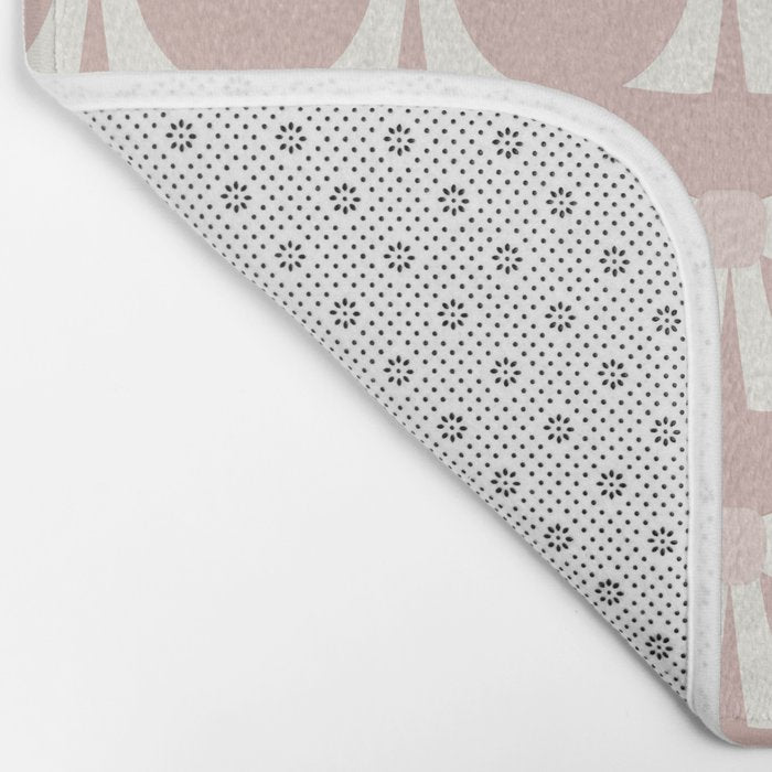 Vintage Bows XV Pink Bath Mat Gallery Image 2