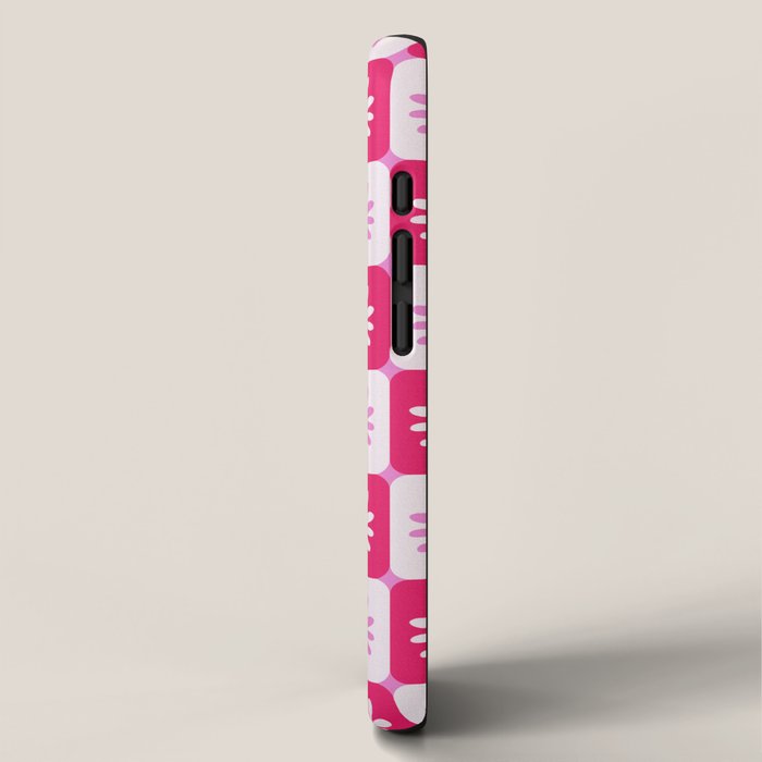 Checkered Daisies - Pink iPhone Case Gallery Image 2