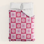 Checkered Daisies - Pink Comforter Gallery Image 6