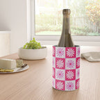 Checkered Daisies - Pink Wine Chiller Gallery Image 4