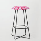 Checkered Daisies - Pink Stool Gallery Image 1