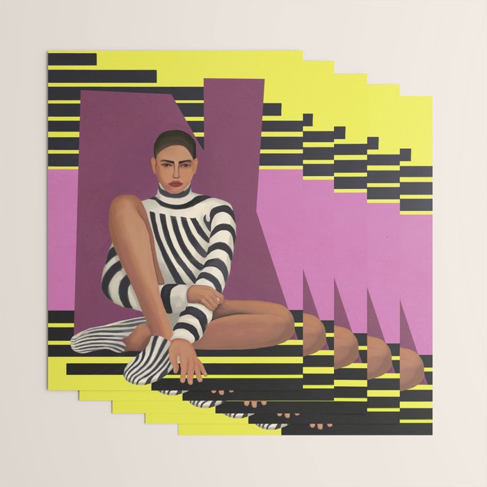 Stripes in Stillness Wrapping Paper Gallery Image 3