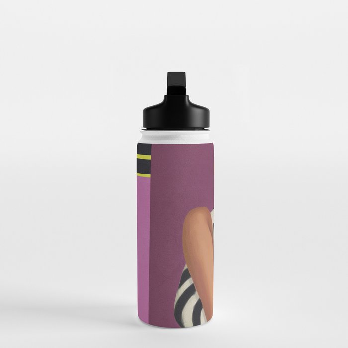 Stripes in Stillness Water Bottle Gallery Image 3