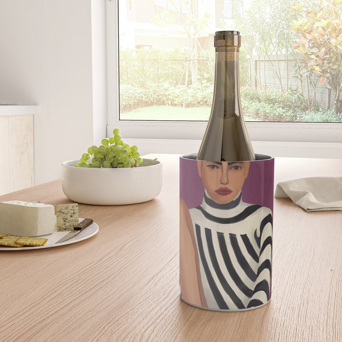 Stripes in Stillness Wine Chiller Gallery Image 4