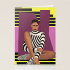 Stripes in Stillness Stationery Card Gallery Image 2