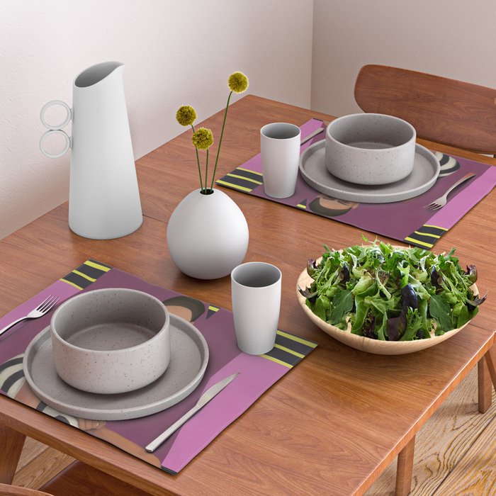 Stripes in Stillness Placemat Gallery Image 2