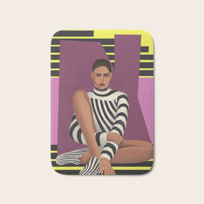 Stripes in Stillness Bath Mat Gallery Image 1