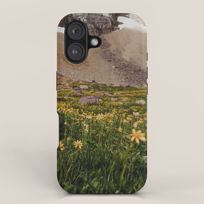 Glacier Wild Flowers iPhone Case Gallery Image 1