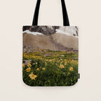 Glacier Wild Flowers Tote Bag Gallery Image 1