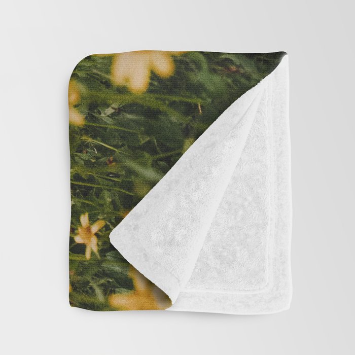 Glacier Wild Flowers Throw Blanket Gallery Image 3