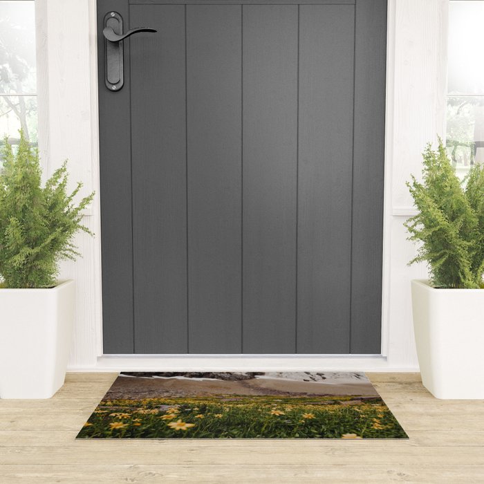 Glacier Wild Flowers Welcome Mat Gallery Image 3