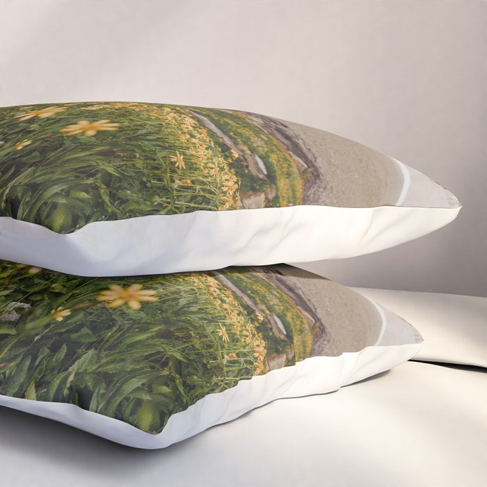 Glacier Wild Flowers Pillow Sham Gallery Image 3