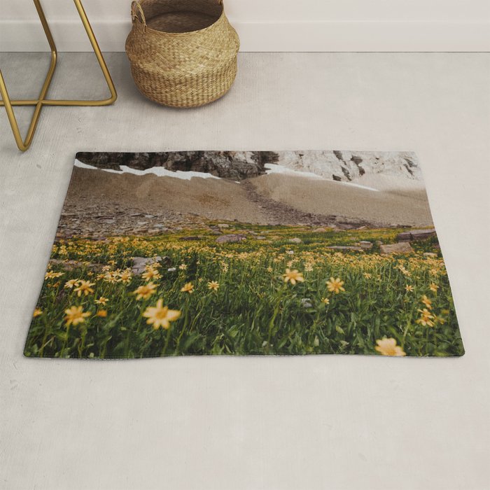 Glacier Wild Flowers Rug Gallery Image 1