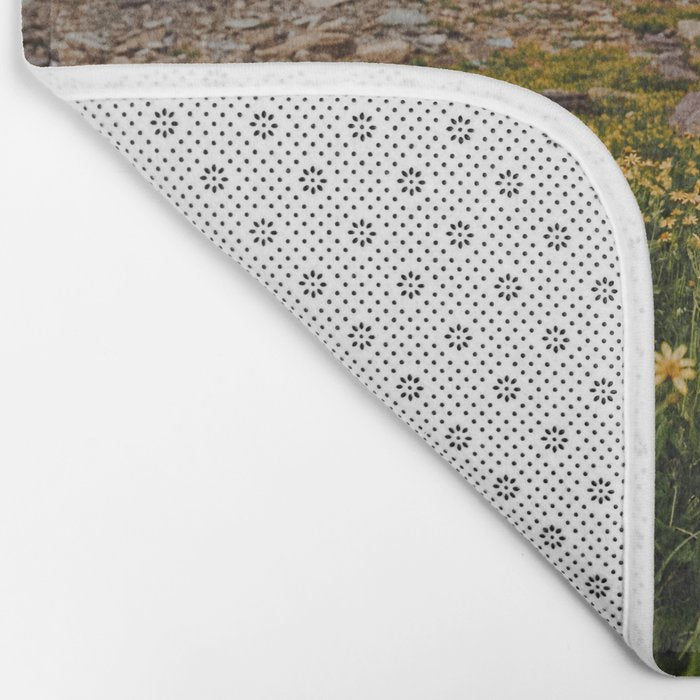 Glacier Wild Flowers Bath Mat Gallery Image 2