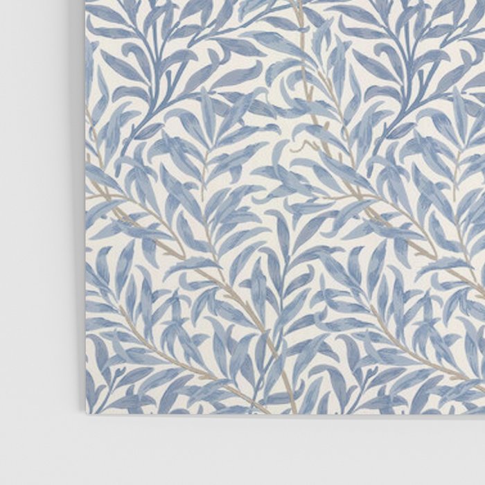 William Morris Willow Bough Blue Delft Porcelain Poster Gallery Image 3