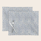 William Morris Willow Bough Blue Delft Porcelain Placemat Gallery Image 1