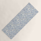 William Morris Willow Bough Blue Delft Porcelain Yoga Mat Gallery Image 1
