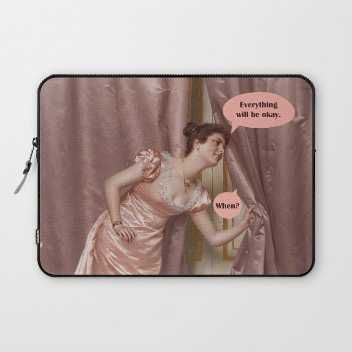 Everything Will Be Okay Laptop Sleeve Gallery Image 1