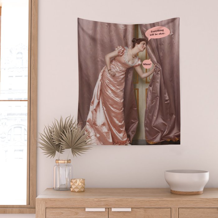 Everything Will Be Okay Wall Tapestry Gallery Image 2