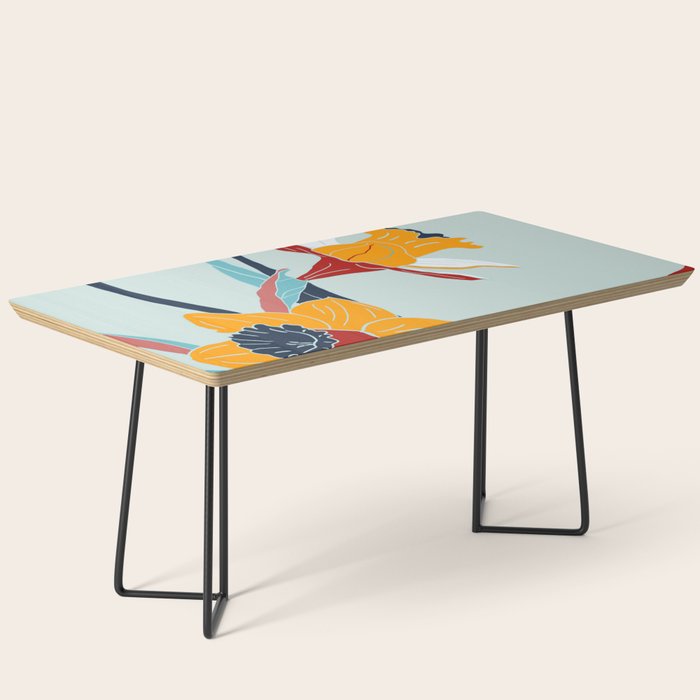Mid Century spring floral Coffee Table Gallery Image 1
