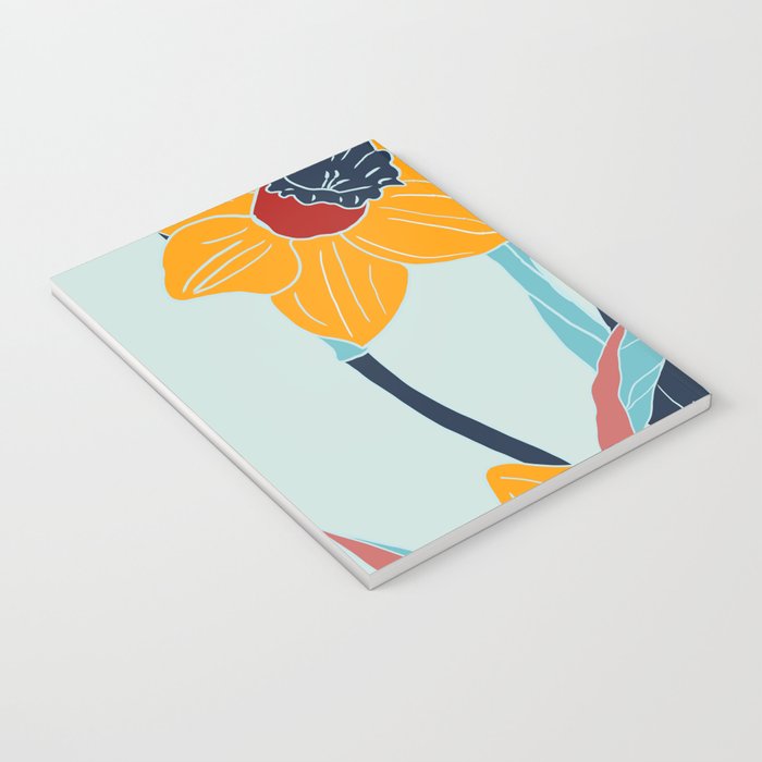Mid Century spring floral Notebook Gallery Image 3