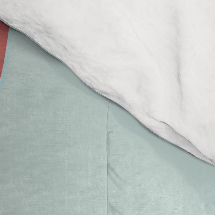 Mid Century spring floral Comforter Gallery Image 4