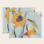Mid Century spring floral Placemat Gallery Image 1
