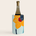 Mid Century spring floral Wine Chiller Gallery Image 2