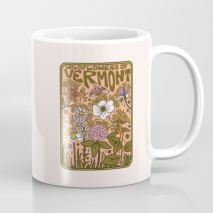 Vermont Wildflowers Coffee Mug Gallery Image 1