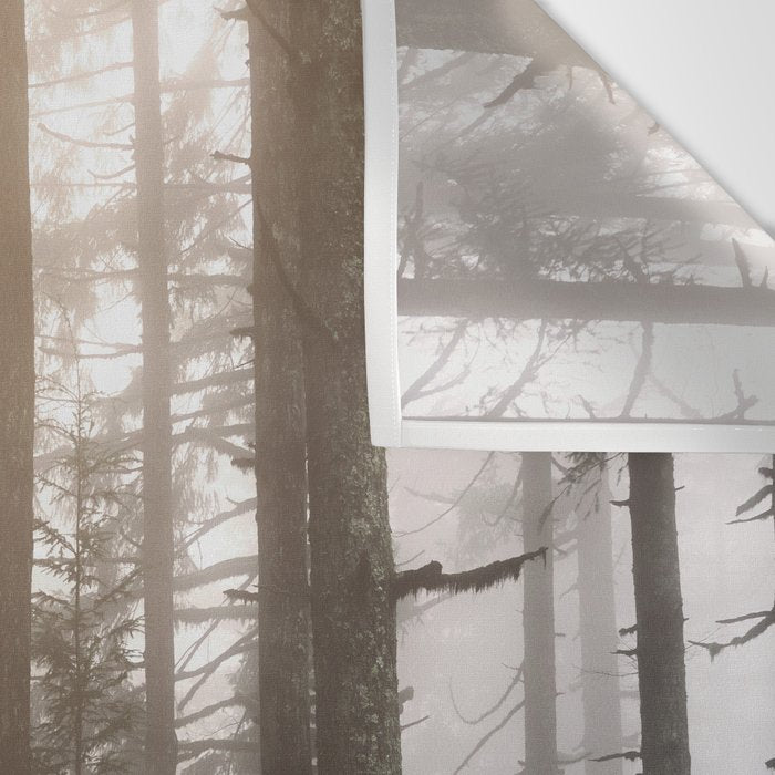 Pacific Northwest Forest Fog Adventures Wall Tapestry Gallery Image 3