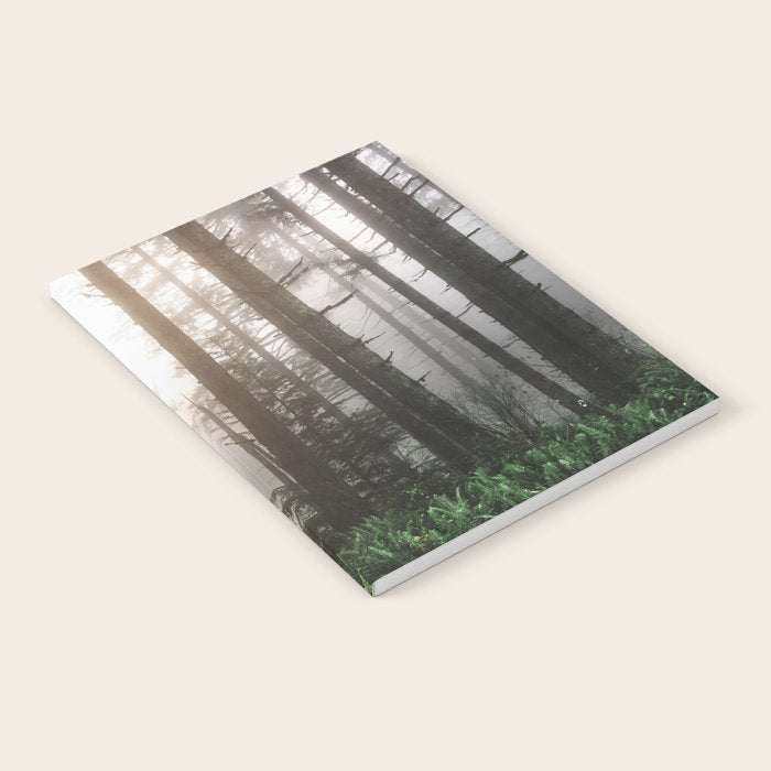 Pacific Northwest Forest Fog Adventures Notebook Gallery Image 1
