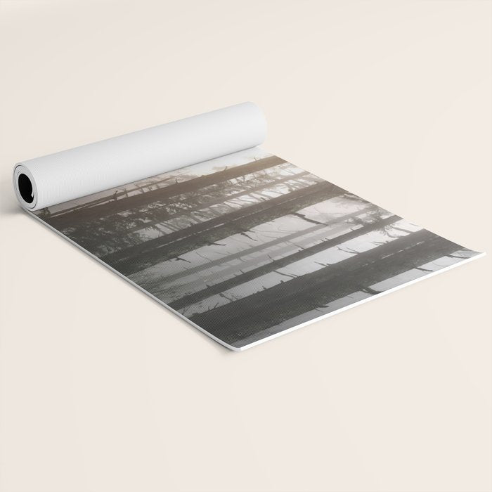Pacific Northwest Forest Fog Adventures Yoga Mat Gallery Image 2