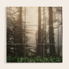 Pacific Northwest Forest Fog Adventures Wood Wall Art Gallery Image 1