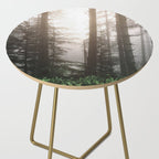 Pacific Northwest Forest Fog Adventures Side Table Gallery Image 2