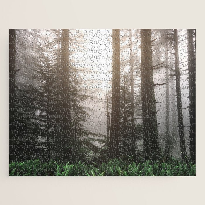 Pacific Northwest Forest Fog Adventures Jigsaw Puzzle Gallery Image 1