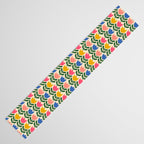 Tulip - Floral pattern 1 Table Runner Gallery Image 3