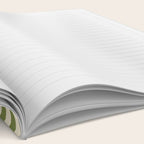 Mid Century Modern Decoration 236 Black Beige and Olive Green Notebook Gallery Image 2