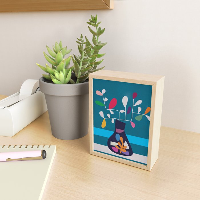 Vase of Vibrance 1 Mini Art Print Gallery Image 2